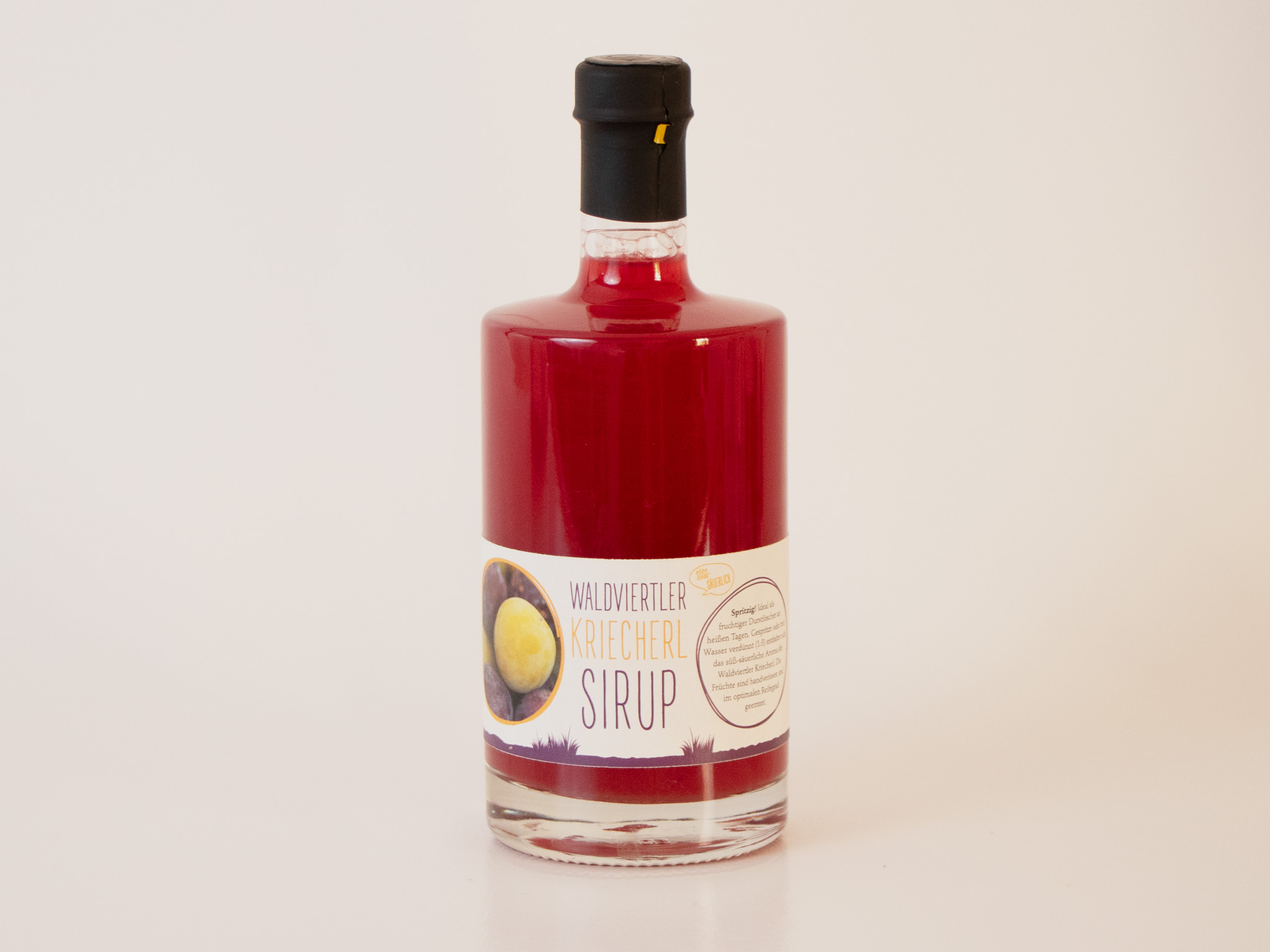 Fruchtiger Kriecherl Sirup